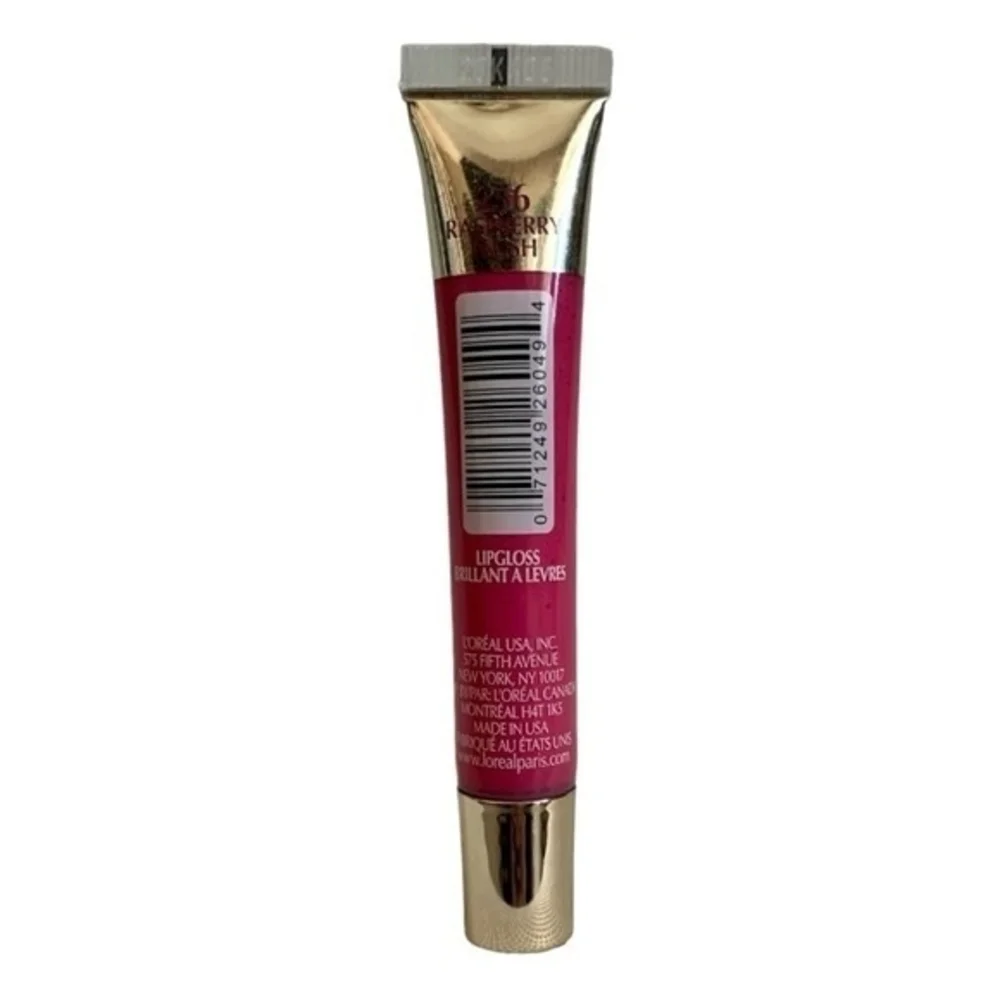 L'Oreal Colour Riche LeGloss 256 RASPBERRY FLUSH Hydrating Lip Gloss Rare New